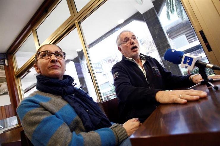 Julia Moscoso e Ramón Moreira, membros da AGA