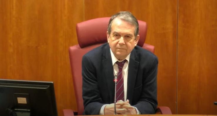 O alcalde, Abel Caballero, durante o pleno.. CONCELLO DE VIGO / Europa Press
