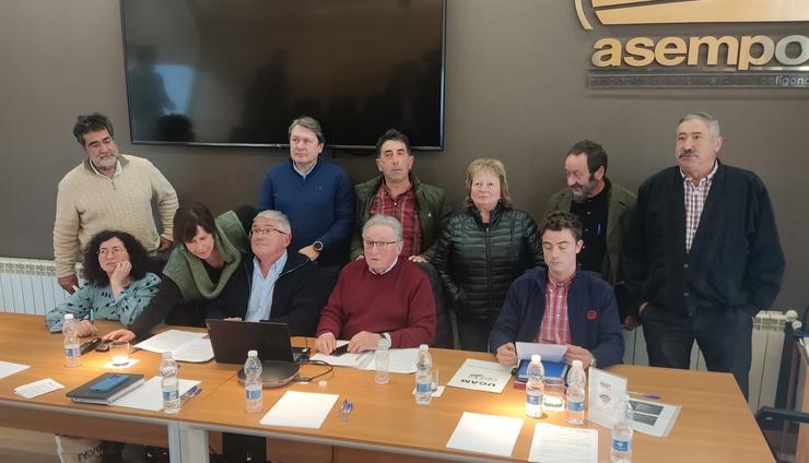 Representantes de COAG, UCA e Asaja en Asturias, Galicia e Cantabria convocan mobilizacións en defensa do campo. / Europa Press