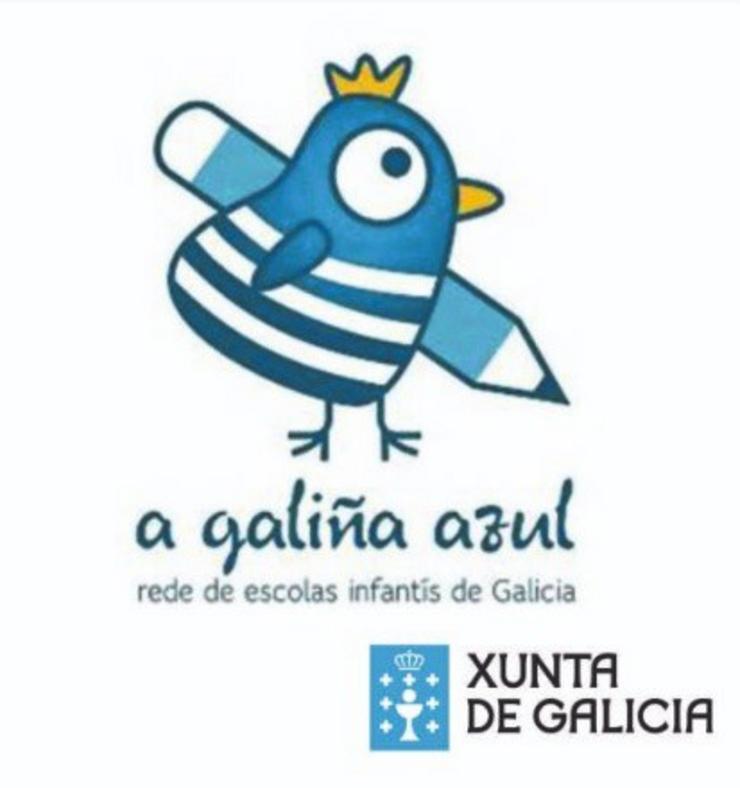 Logo de Galiña Azul. XUNTA 