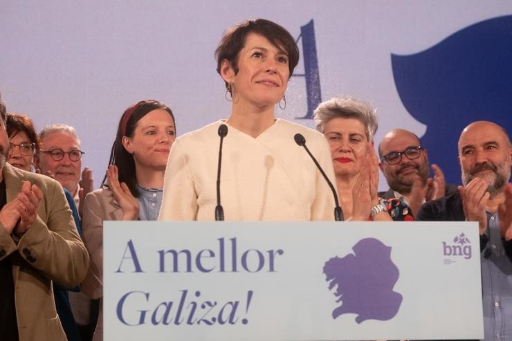 A candidata do Bloque Nacionalista Galego (BNG) á presidencia da Xunta, Ana Pontón / César Argina - Europa Press 