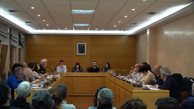 Pleno de Vilalba (Lugo) coa alcaldesa, Marta Rouco, no centro. / Europa Press