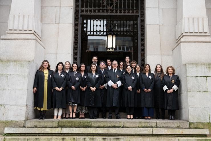 Toma de posesión de novas xuízas en Galicia. PEITEAVEL 