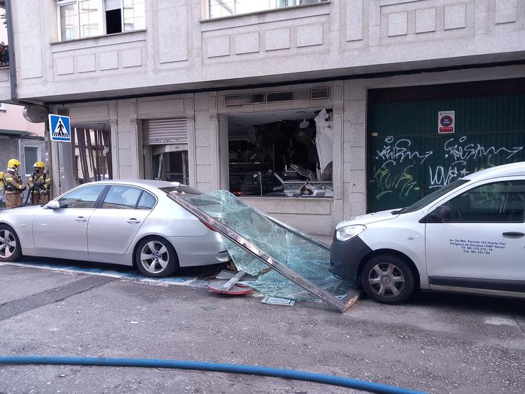 Explosión nunha carnicería de Ferrol 
