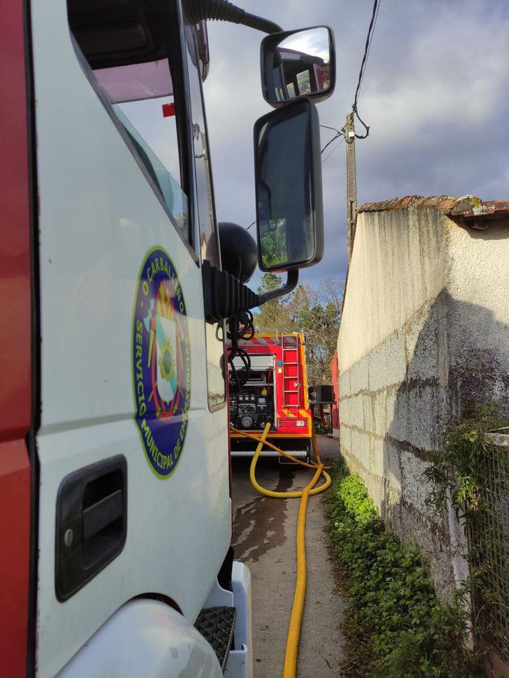 Camión do Servizo municipal de emerxencias do Carballiño.. SERVIZO MUNICIPAL DE EMERXENCIAS DO CARBALLIÑO / Europa Press