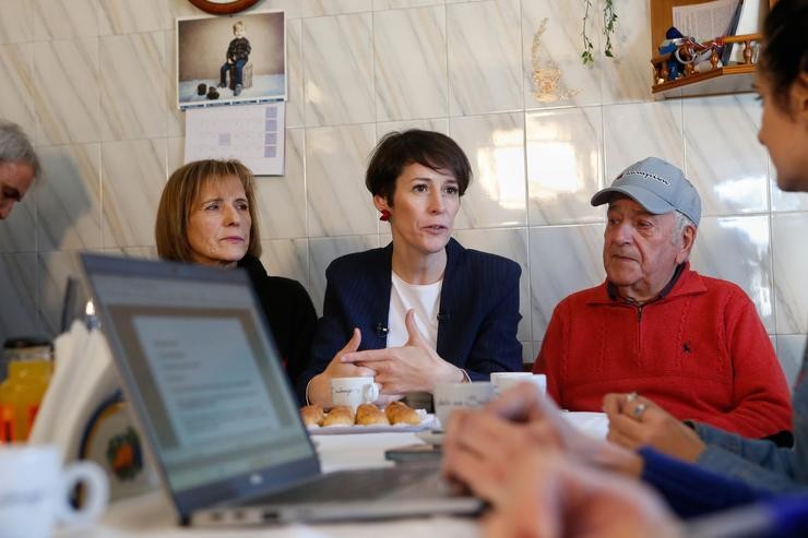 Chorente, Sarria, Lugo. A candidata do BNG á Presidencia da Xunta de Galicia, Ana Pontón, comeza a campaña electoral na súa casa familiar e natal da aldea de Chorente, en Sarria, Lugo.. CARLOS CASTRO/EUROPA PRESS / Europa Press