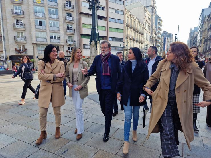 Mariano Rajoy este luns en Vigo.. PEDRO DAVILA-EUROPA PRESS / Europa Press
