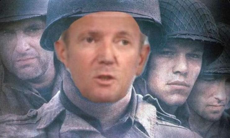 Meme de Alfonso Rueda no debate do 18F / GC