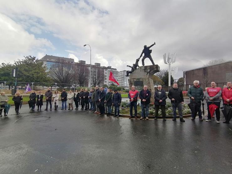 Acto institucional ante o monumento ao 10 de marzo / Europa Press