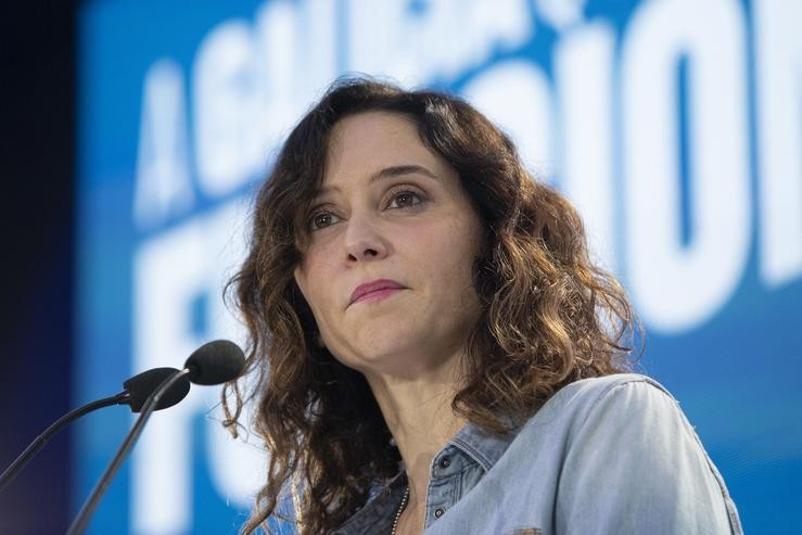A presidenta da Comunidade de Madrid, Isabel Díaz Ayuso 