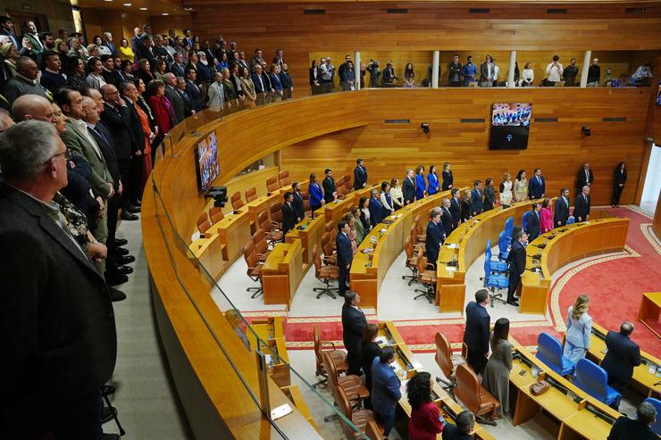 Vista xeral da sesión de constitución do Parlamento de Galicia.. Álvaro Ballesteros - Europa Press 