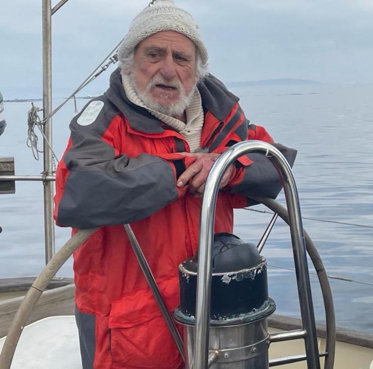 Javier Babé, capitán da Peregrina, o barco do 'Reto Astrolabio'.. RETO ASTROLABIO 