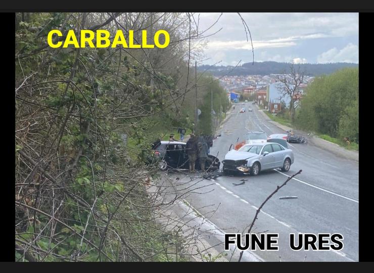 Accidente en Carballo 