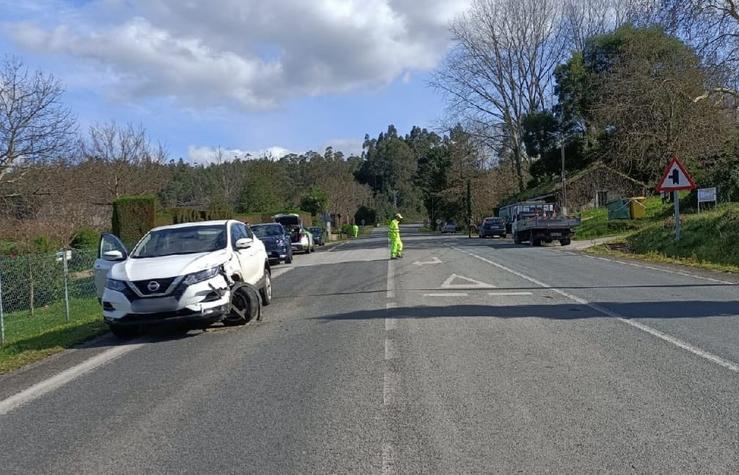 Accidente en Alfoz (Lugo). GARDA CIVIL / Europa Press