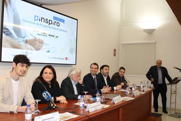 Presentación do II Concurso de Proxectos Emprendedores. Foto: Prensa Expourense.