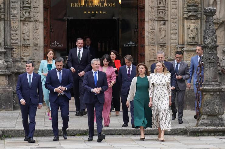 Toma de posesión dos novos conselleiros que integrarán o goberno presidido por Alfoso Rueda / ÁLVARO BALLESTEROS - EUROPA PRESS