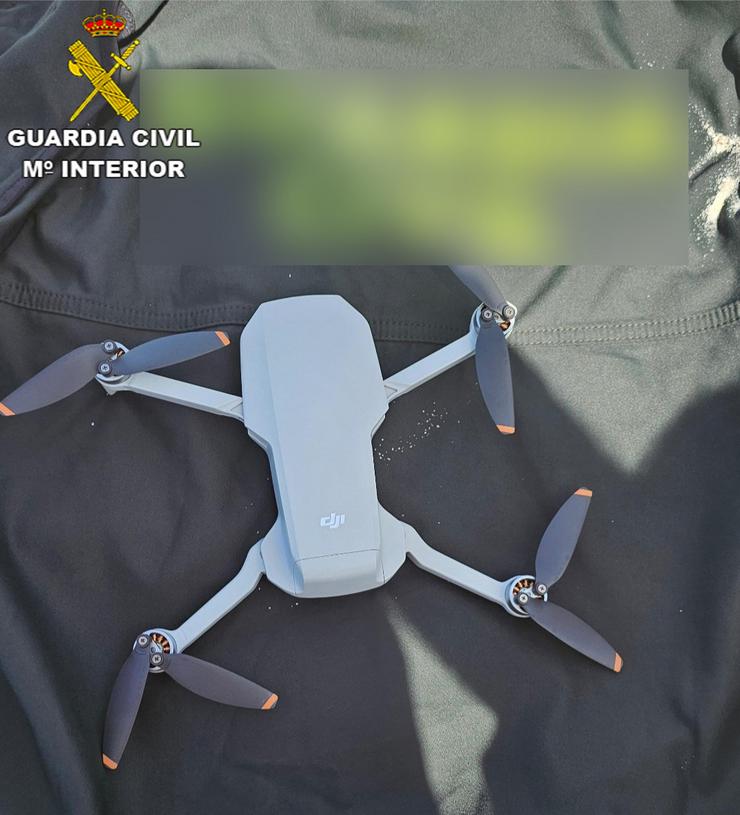 Dron interceptado / GARDA CIVIL
