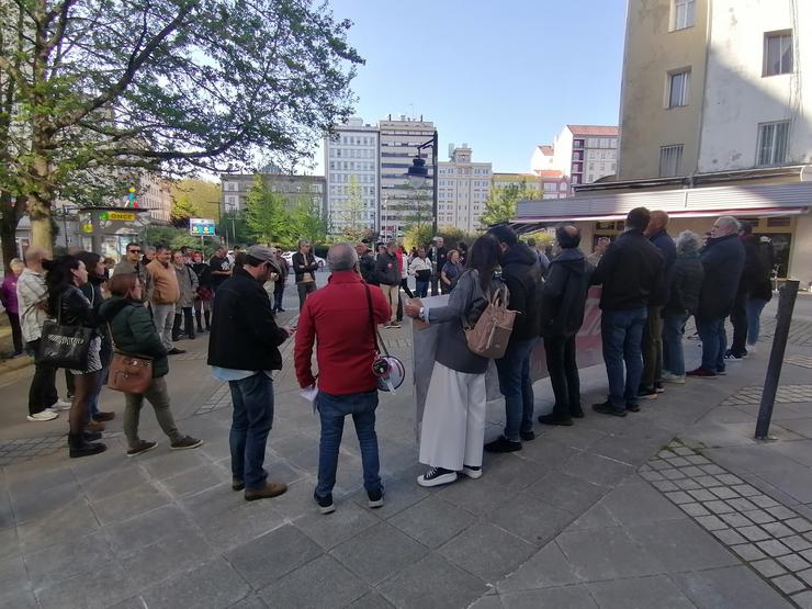 Concentración en Ferrol para reclamar o indulto para o exsindicalista Xesús Anxo López Pintos / Europa Press
