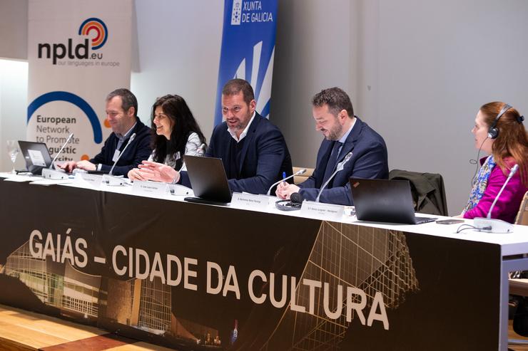 O conselleiro de Cultura, Política Lingüística e Xuventude, José López Campos, participa na inauguración da Asemblea Xeral da Network to Promote Linguistic Diversity (NPLD), en Santiago de Compostela / XUNTA DE GALICIA