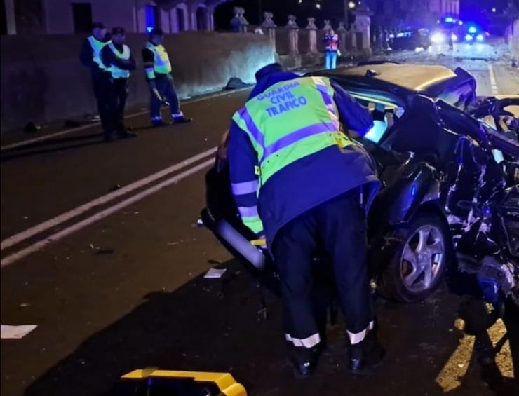 Accidente de noite/ GARDA CIVIL