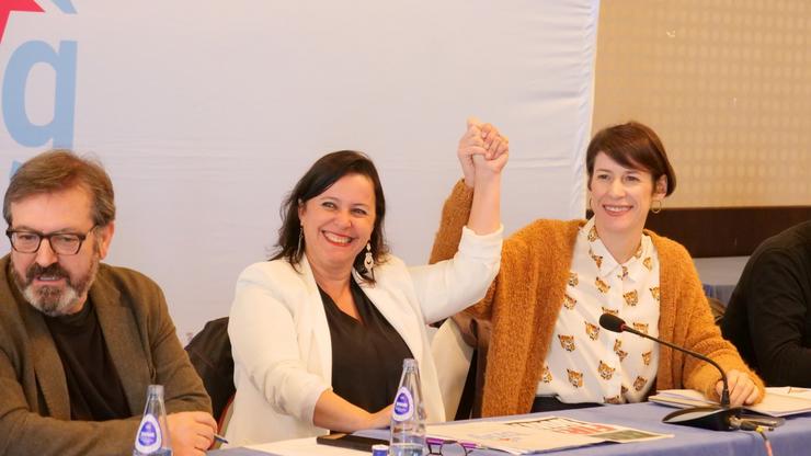 A líder do BNG, Ana Pontón, e a eurodeputada e candidata ás europeas, Ana Miranda. BNG / Europa Press