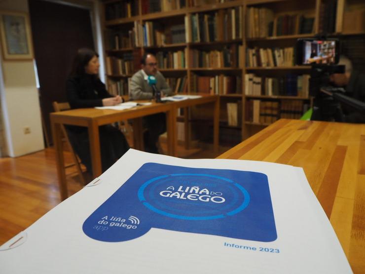 Presentación da Liña do Galego 2023 coas queixas recollidas pola Mesa de mal uso do galego / A Mesa