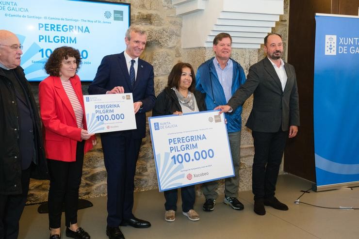 Peregrina 100.000 de 2024. DAVID CABEZON @ XUNTA / Europa Press