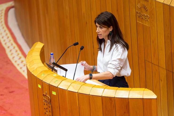 A conselleira de Vivenda e Planificación de Infraestruturas, María Martínez Allegue / XUNTA
