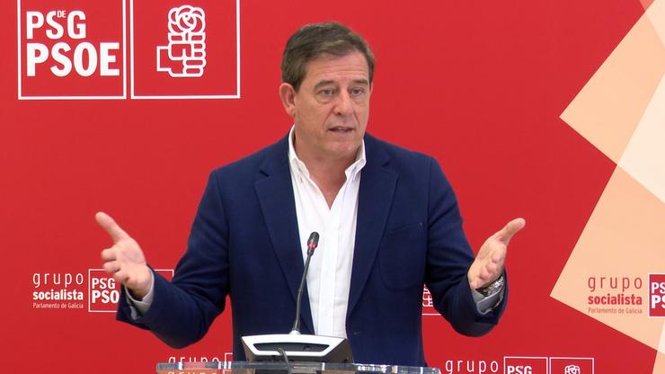 O secretario xeral do PSdeG, José Ramón Gómez Besteiro 