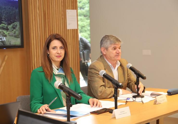 A conselleira do Medio Rural, María José Gómez, no Consello Forestal / XUNTA