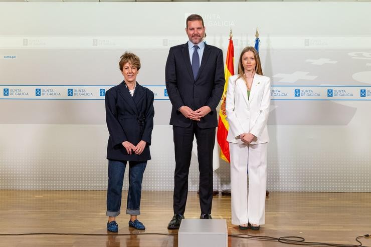 O conselleiro de Cultura, Lingua e Xuventude, José López Campos, na toma de posesión de Lara Meneses como nova directora xeral de Xuventude / XUNTA