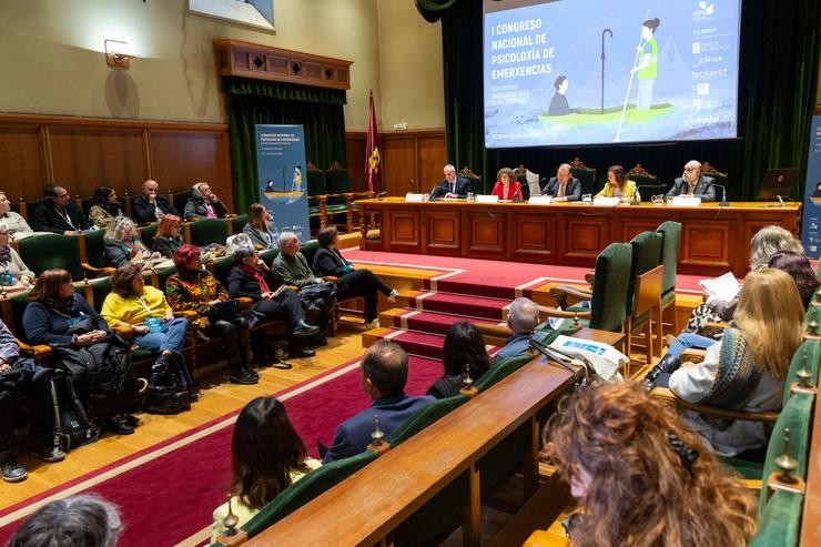 Inauguración do I Congreso Nacional de Psicoloxía de Emerxencias / XOÁN CRESPO - Europa Press