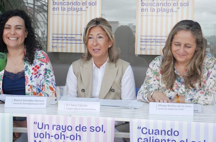 Presentación dunha campaña das farmacias coruñesas sobre fotoprotección. COLEXIO DE FARMACÉUTICOS DA CORUÑA / Europa Press