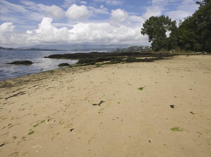 Praia do Tronco en Rianxo 