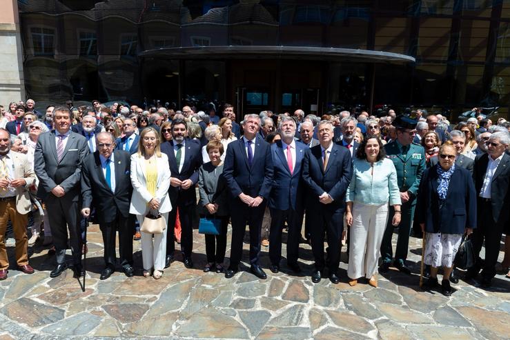 O presidente da Xunta, Alfonso Rueda, participa no encontro do Colexio oficial de Médicos da Coruña.. XUNTA 