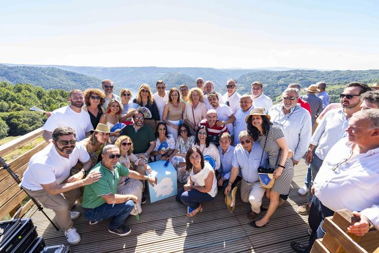 Acto dos populares galegos na Ribeira Sacra con motivo da celebración do Día de Galicia. ÍÑIGO ROLÁN /PPDEG / Europa Press
