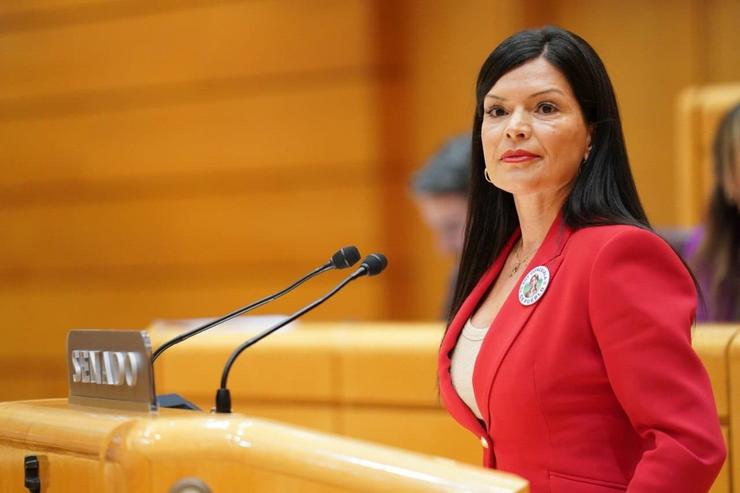 A senadora popular Nidia Arévalo.. PPDEG 
