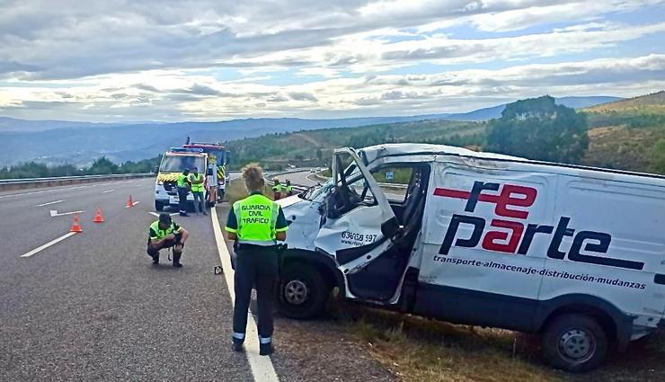 Imaxe da furgoneta.. GARDA CIVIL / Europa Press