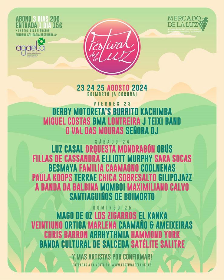 Cartel Festival da Luz 2024 / FESTIVAL DA LUZ