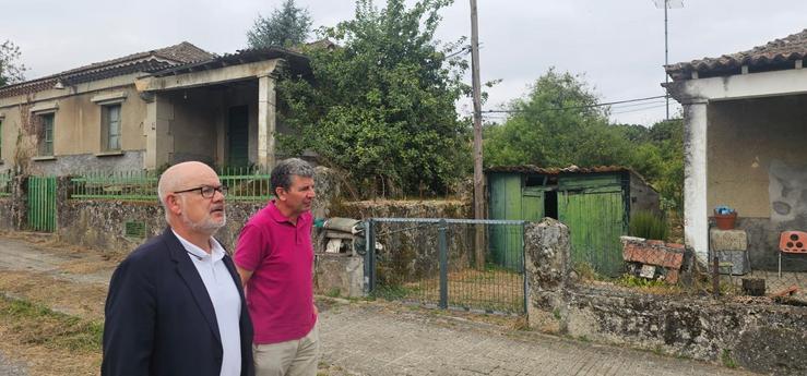 Eladio Santos (esq). SUBDELEGACIÓN DO GOBERNO EN OURENSE