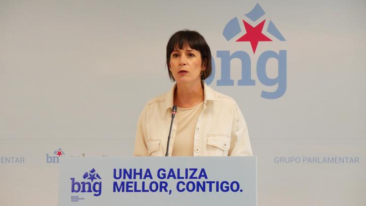 A portavoz nacional do BNG, Ana Pontón. BNG / Europa Press