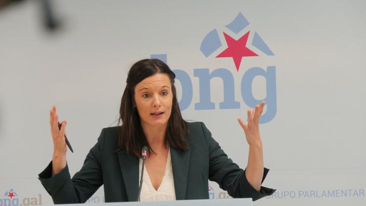 A viceportavoz parlamentaria do BNG Olalla Rodil. BNG / Europa Press