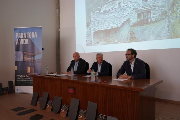 Xornada técnica sobre a pizarra na Escola Universitaria de Arquitectura Técnica da Coruña (2025). Foto: Clúster da Pizarra.