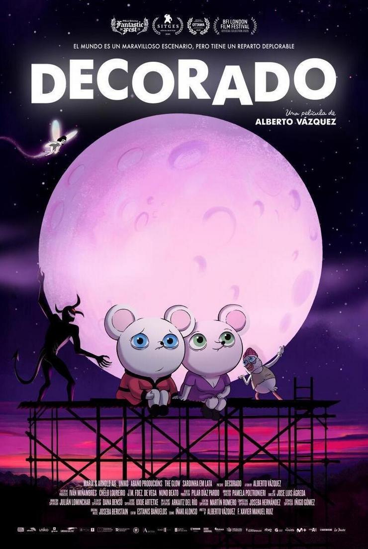 Póster do filme 'Decorado', de Alberto Vázquez. ABANO PRODUCIONS, GLOW, UNIKO