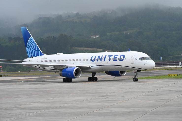 Arquivo - Avión de United Airlines. David de Haro - Europa Press - Arquivo
