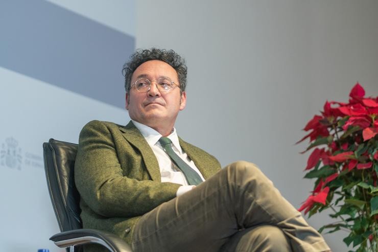 O fiscal xeral do Estado, Álvaro García Ortiz, durante o acto en homenaxe á Constitución 