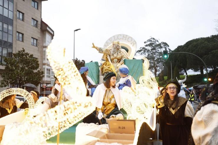 Cabalgata dos Reis Meigos en Santiago de Compostela, a 4 de xaneiro de 2025.. CONCELLO DE SANTIAGO / Europa Press
