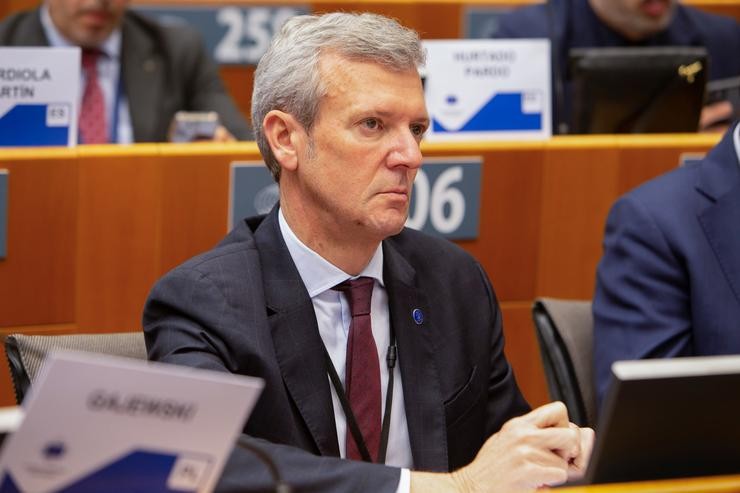 O presidente da Xunta, Alfonso Rueda, en Bruxelas.. Xunta de Galicia / Europa Press
