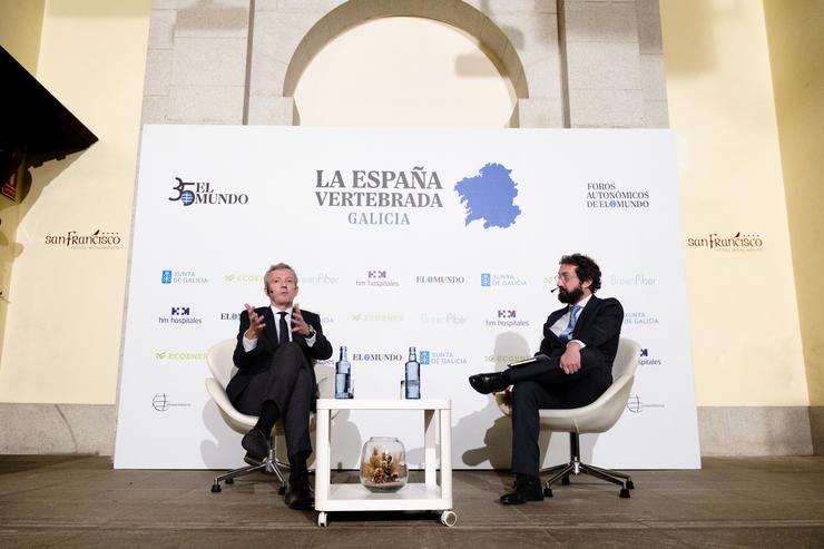 Alfonso Rueda, no foro que organiza 