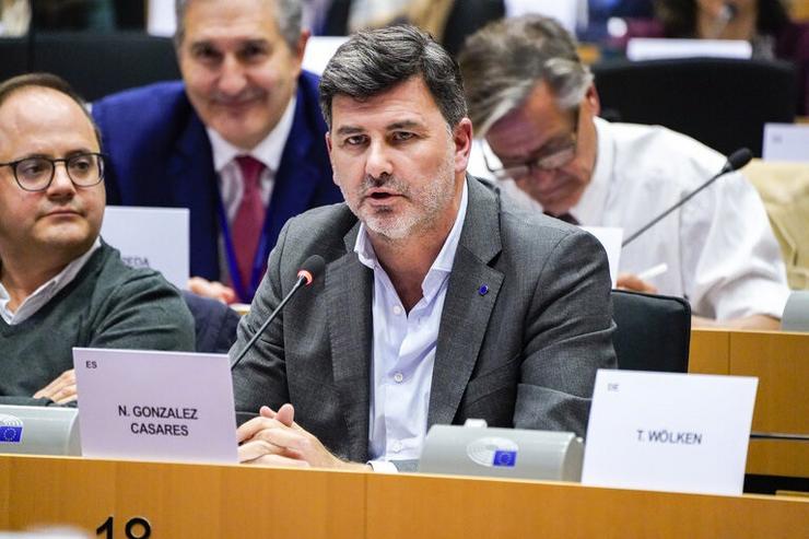 Arquivo - O europarlamentario galego e membro da Executiva do PSdeG, Nicolás González Casares.. PHILIPPE BUISSIN - Arquivo / Europa Press
